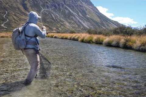 Fly Fishing Large Trout And Truck Camping In the Mountains of New Zealand.