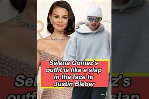 Selena Gomez's champagne dress is like a slap in the face to Justin Bieber#foryou #usa