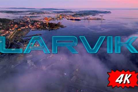 🚁 Larvik in the Sea of Fog – Spectacular 4K Drone Video of Farris Bad, Superspeed, &amp;..