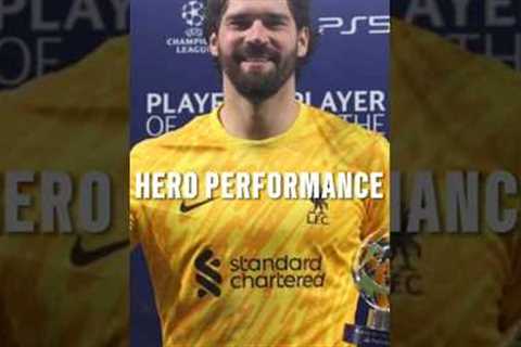 Alisson pulling one of te best performances ever!😱😱 Psg vs Liverpool.