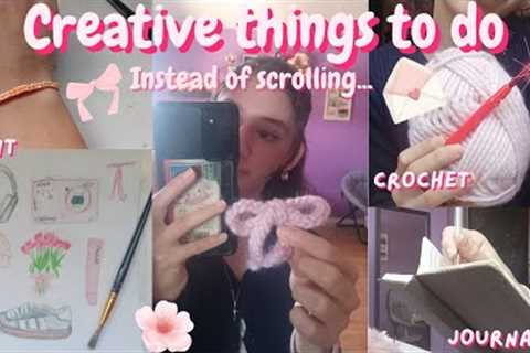 Creative Things To Do At Home l creative hobbies l bored l diy l