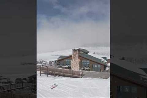 I took my FPV drone skiing in the Wyoming mountains! #fpv #drone #skiing #wyoming