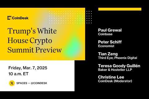 Watch Live: BTC Reacts to Trump's Crypto Summit