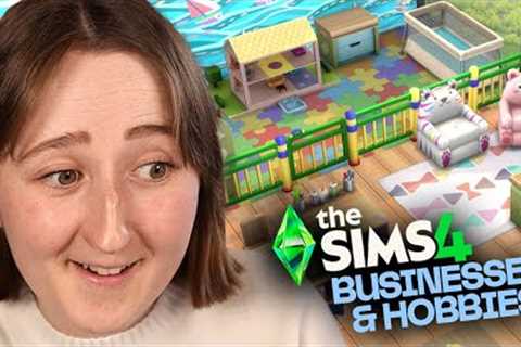 I built a DAYCARE with The Sims 4: Businesses &amp; Hobbies