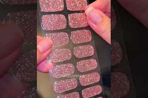 Pink nails with glitter 💅✨#nails #nail #nailart #nailartdesigns #nailtutorial #pinknails #nailinspo