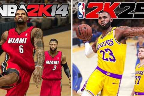 Alley Oop Dunk With LeBron James In Every NBA 2K