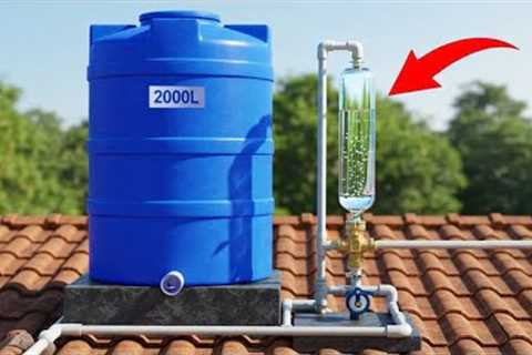 Few people know this secret! Endless free water energy from PVC pipes and cement,  great idea
