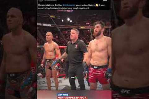 When Khabib 🦅 Appreciates Ankalaev’s 🥇🏆 Historic Win!🔥