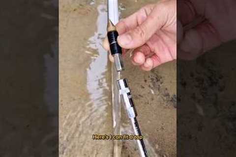 Here’s how handy this Pipe Stopper is 🔥🛠️ #pipe #watersystem #plumbing #water