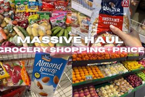 Relaxing ASMR | No budget grocery shopping | Realistic grocery shopping vlog + prices |SMsupermarket