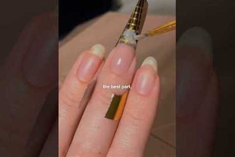 I can’t believe this worked😧💅🏻#gelnails #nails #diynails #naturalnails #nailcare #thegraytergood