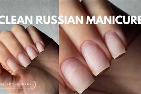 Russian Manicure With Scissors | Dry Manicure After Gel Removal | Real Time No Talking