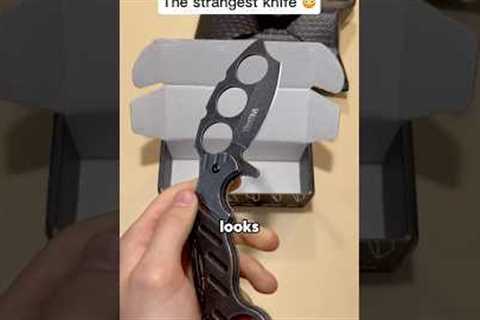 He got the CRAZIEST knife… #unboxing #mysteryknives #knivesmysterybox