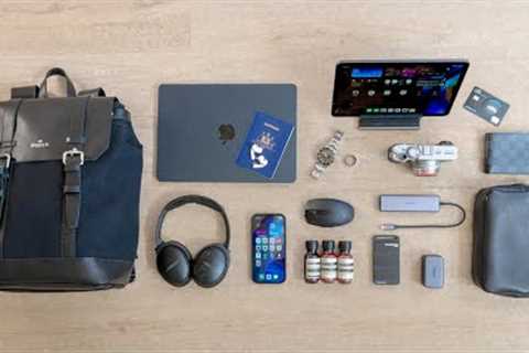 My Travel Bag &amp; Tech Essentials (after 50+ Work Trips)