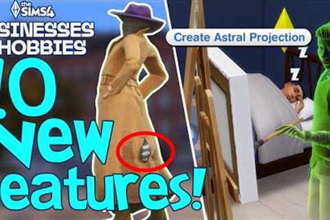 The Sims 4 Businesses & Hobbies: 10 FEATURES You Might Not Know!