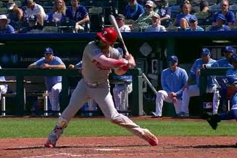 Bryce Harper Slow Motion Home Run Baseball Swing Hitting Mechanics Instruction Video Tips Best