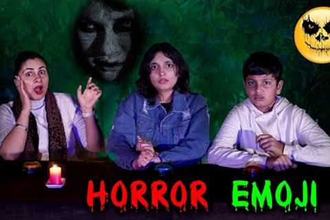 HORROR EMOJI | Funny Horror Challenge | Aayu and Pihu Show