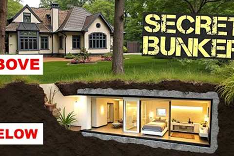 Men Build SECRET BUNKER Under a House | Start-to-Finish Process Revealed  by @AtlasSurvivalShelters‬