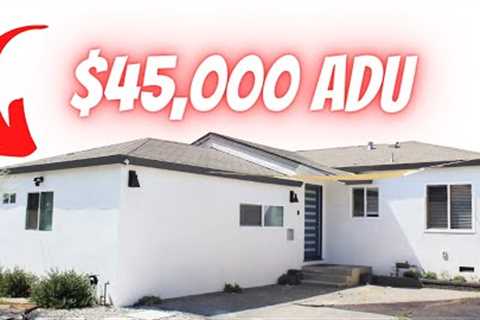 This is how i built an ADU in LA for only $45,000