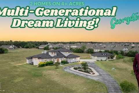 A Dream Family Compound in Georgetown TX | Multi-Generational Living Home For Sale | 6,000 SF
