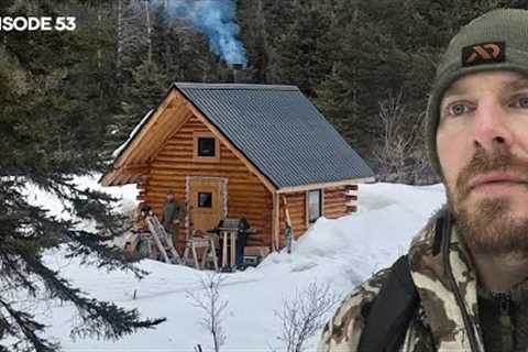 Interior Chinking, Main Home Plans |EP53| Log Cabin Build on Off-Grid Homestead