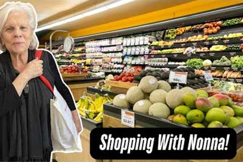 Grocery Shopping with My 82-Year-Old Nonna!