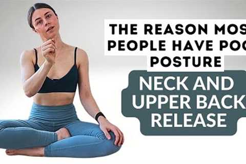 How To Fix Neck And Upper Back | Pain Relief | Muscle Release | Quick 5 Minute Routine