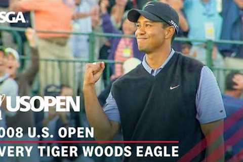Every Tiger Woods Eagle During the 2008 U.S. Open at Torrey Pines