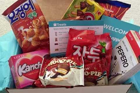 Korean Snack Subscription Box Unboxing