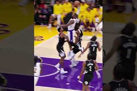 LeBron's Insane Poster Dunk 😱 #shorts