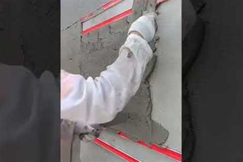 Effective plastering techniques for the huge wall surface #construction #learning #innovation