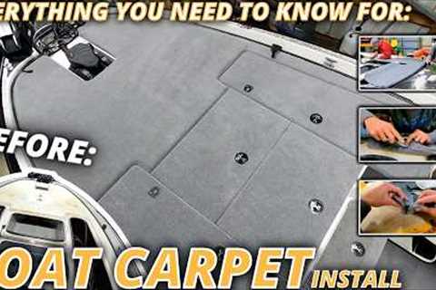 Everything You Need to Know for Installing Carpet on a Boat