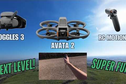 Flying the DJI Avata 2 with the RC Motion 3 – EXTREMLY FUN
