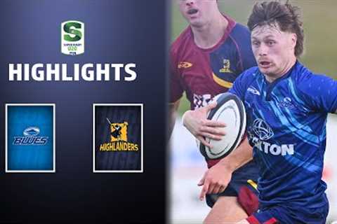 HIGHLIGHTS | Blues v Highlanders | Super Rugby U20, 2025