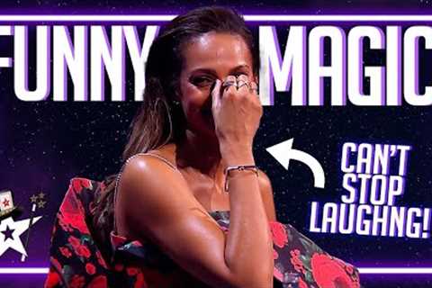 HILARIOUS Magician Performs Crazy Magic Tricks on Britain's Got Talent!