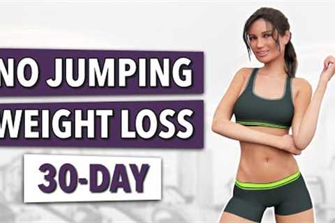 30-Day No-Jumping Workout for Easy Weight Loss at Home