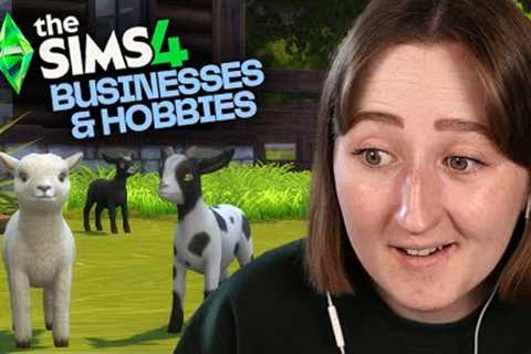 Building a PETTING ZOO in The Sims 4: Businesses &amp; Hobbies pt. 1 (Streamed 3/13/25)