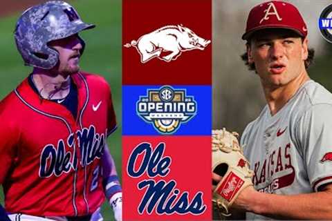 #3 Arkansas vs #13 Ole Miss (G2) | 2025 College Baseball Highlights