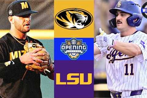 Missouri vs #1 LSU (Great!) | G2 | 2025 College Baseball Highlights