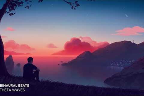 [ Stress - Anxiety ] HEALING RELAXATION Theta Waves l Sleep Meditation Music - Binaural Beats
