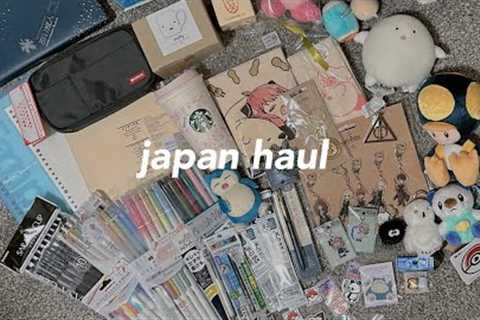 japan haul 🎌 | lots of stationery, souvenirs, miffy, unboxing smskis &amp; sonny angels+
