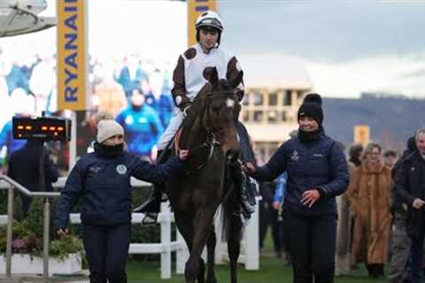 First ride in Britain &amp; at Cheltenham = Kim Muir glory for Barry Stone aboard Daily Present!