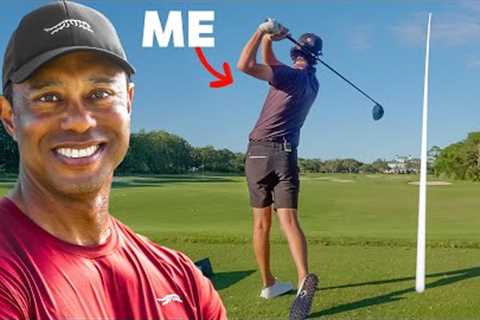 Tiger Woods teaches me how to hit it Straight!