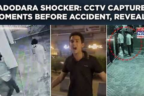 Vadodara Shocker: CCTV Visuals Reveal Car Crash Truth? Watch What Video From 'Dry' Gujarat Shows