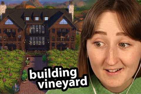 Building a Vineyard in The Sims 4: Businesses &amp; Hobbies (Streamed 3/17/25)
