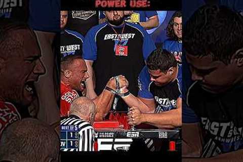 🔥💪LEONIDAS SECRET POWER USE#sports #armwrestling #trending