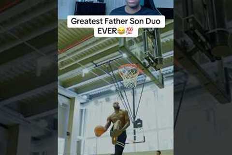 This LeBron biggest flex😭💯 #basketball #nba #lebronjames #bronnyjames #dunk