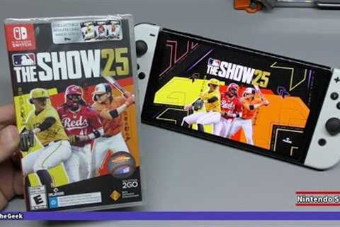 MLB The Show 25 Unboxing & Gameplay on Nintendo Switch