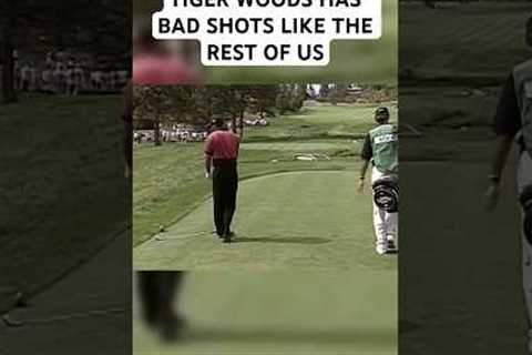 Tiger Woods hits bad shots too