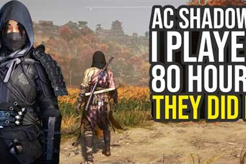 Assassin's Creed Shadows Review After 80 Hours... (No Story Spoilers)